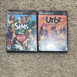 PlayStation 2 The Sims 2 Pets and The Urbz Games